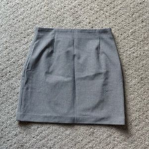 H&M plaid mini skirt